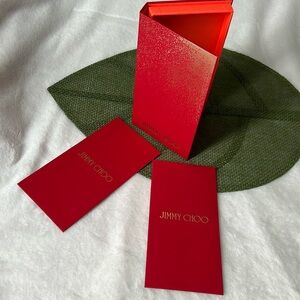 🖤RARE💕JIMMY CHOO 2 envelopes with box